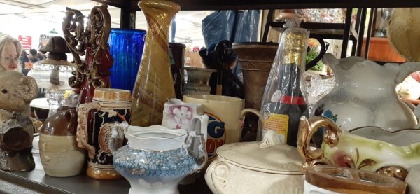 antique booth soup turins bottles
