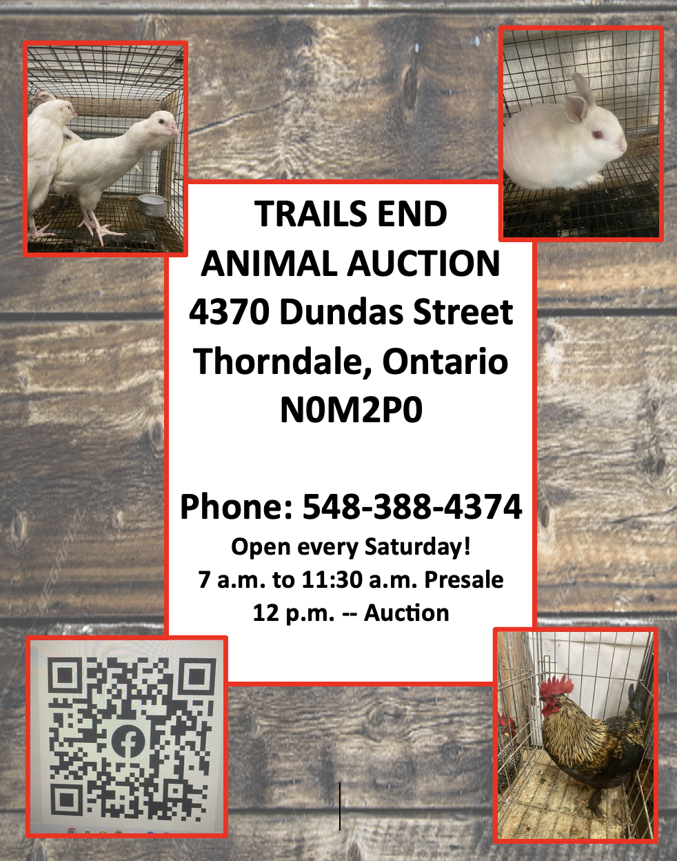 TRAILS END SMALL ANIMAL AUCTION Trails End Market