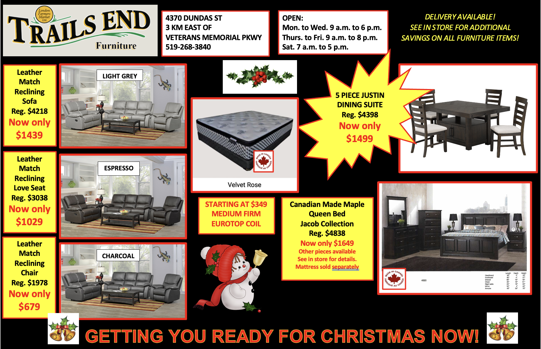 furniture december 6 2023