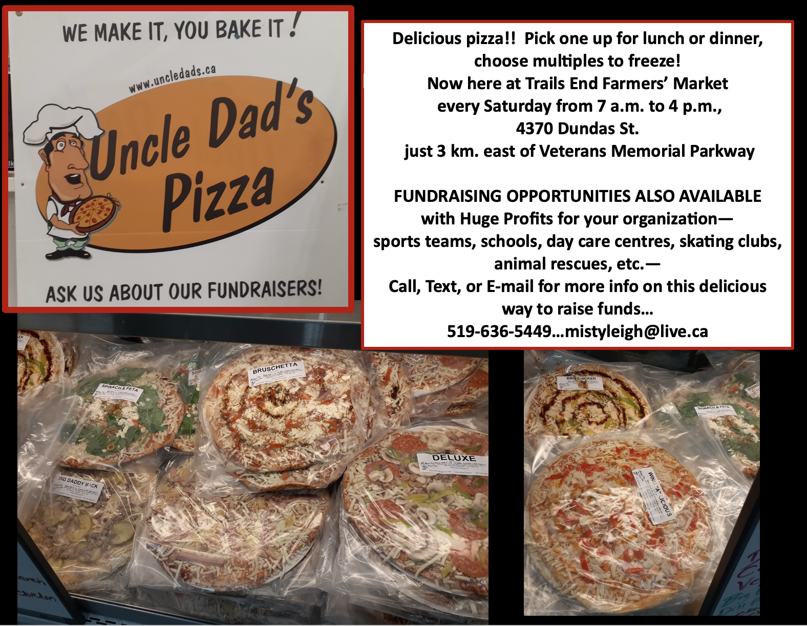 uncle dad's pizza composite