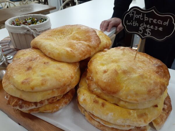 flatbread with cheese