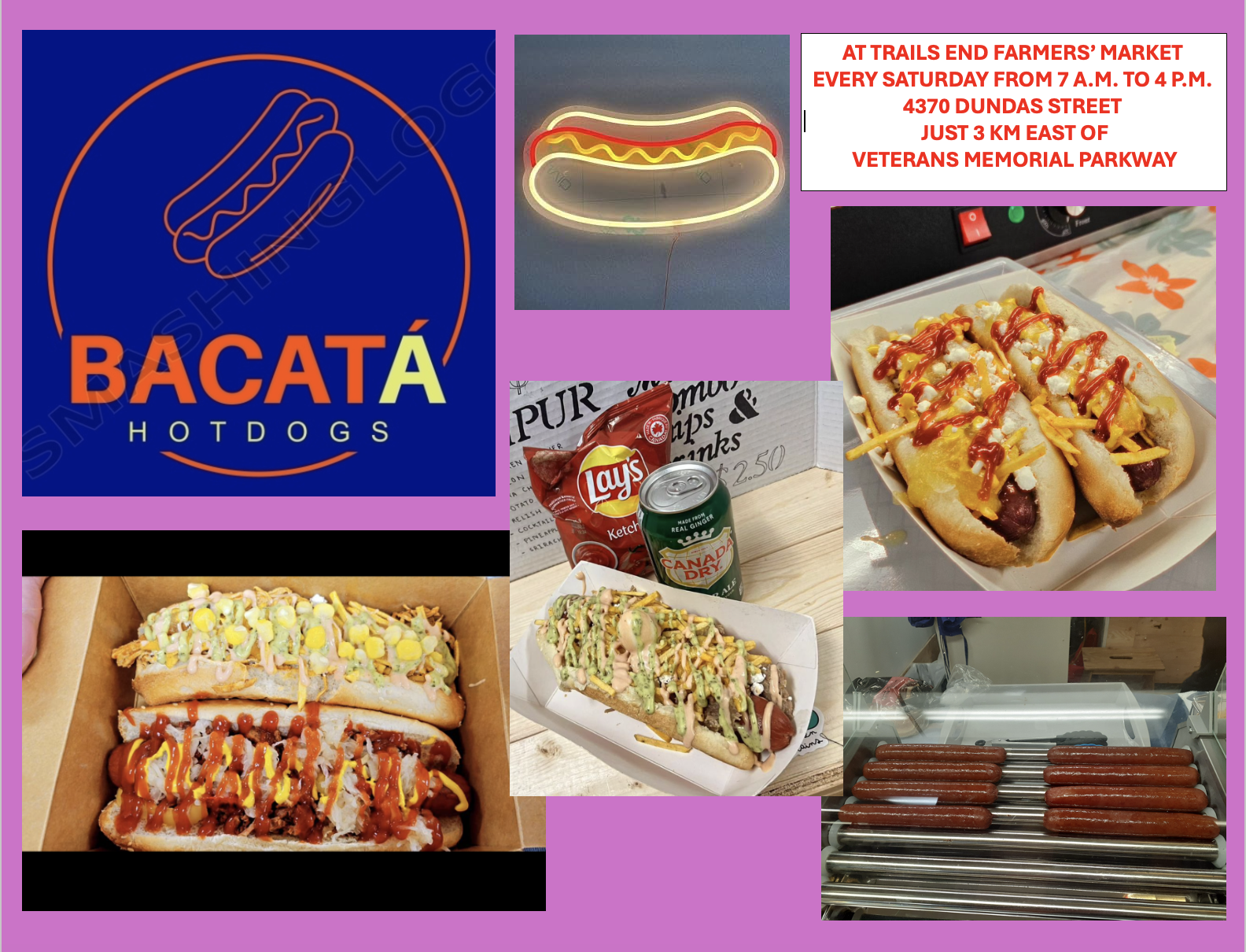 bacata hotdogs composite photo