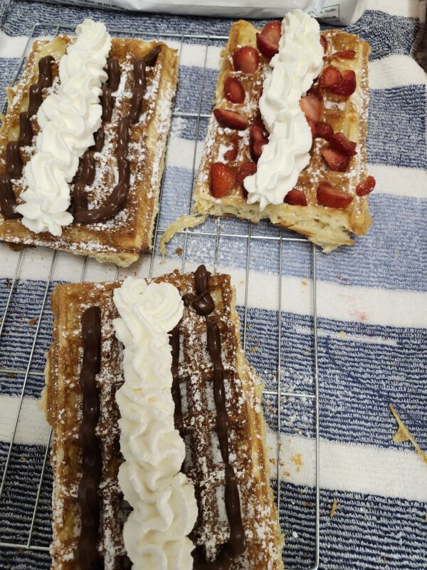 taste of belgium rectangular waffles