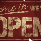 come in we're open