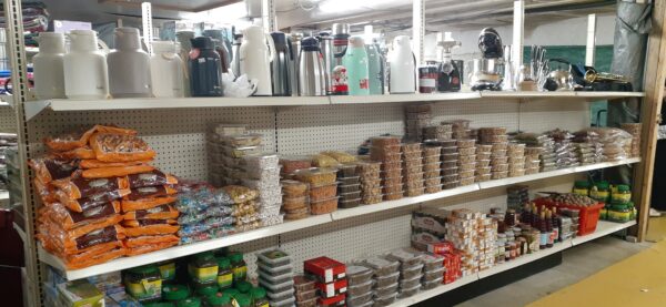 finest store front shelf food