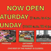 new hours including sunday