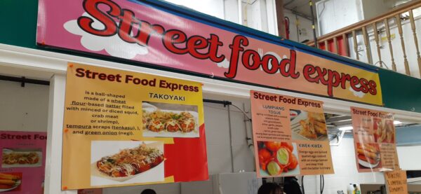 STREET FOOD EXPRESS SIGN AND MENUS
