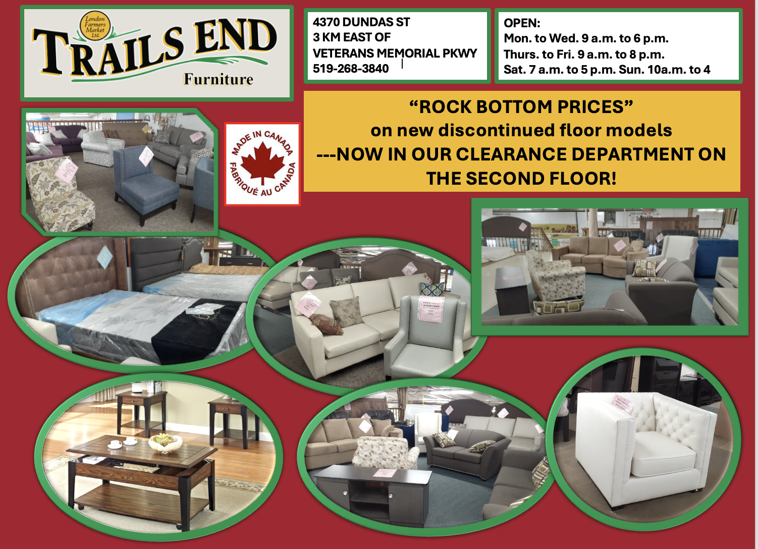 kates corners clearance department november 2025