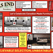 CANADA SALE CONTINUES TO JULY 13