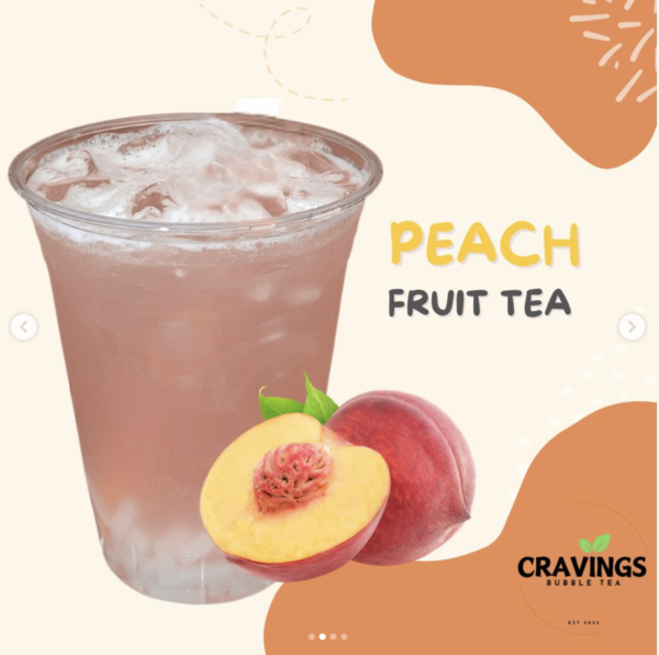 CRAVINGS BUBBLE TEA PEACH