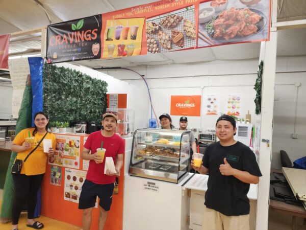 CRAVINGS BUBBLE TEA STORE FRONT