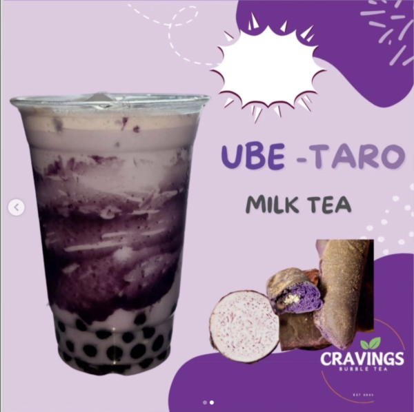 CRAVINGS BUBBLE TEA UBE TARO
