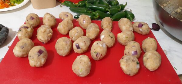 Everest Avin potato balls