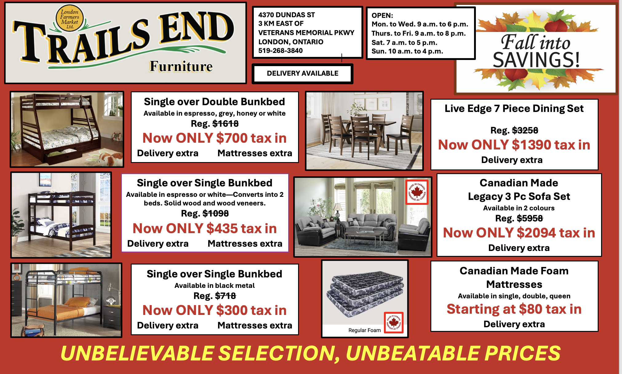 fall into savings october flyer 2025
