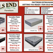 mattress extravaganza nov 2025 furntiure ad