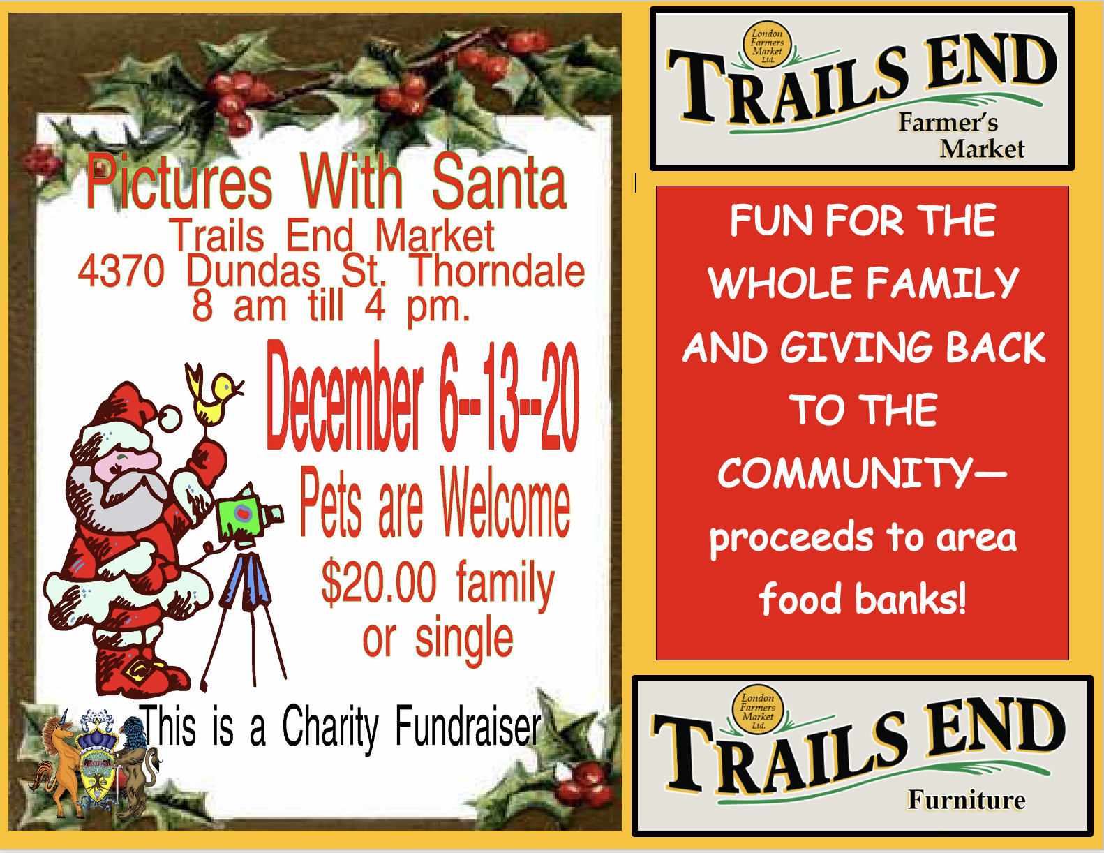 pictures with santa 2025 december