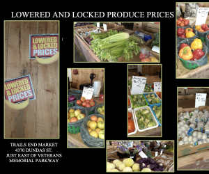 lowered and locked produce